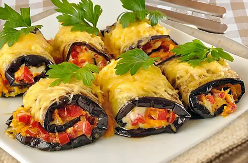 Rollitos de berenjena sin harinas: una receta saludable, fácil y llena de sabor