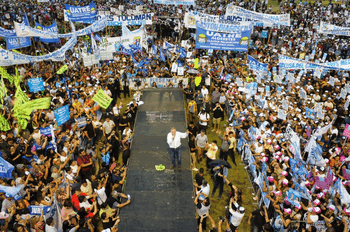 Jaldo encabezó un multitudinario acto por el Día de la Lealtad en Ranchillos