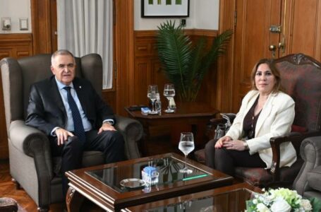 Jaldo recibió en Casa de Gobierno a la senadora nacional Beatriz Ávila