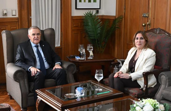  Jaldo recibió en Casa de Gobierno a la senadora nacional Beatriz Ávila