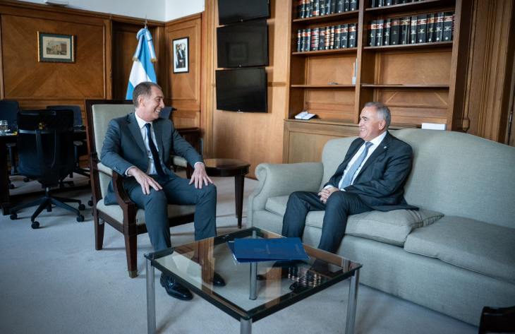  Jaldo se reunió con el ministro del Interior para avanzar en acuerdos entre Tucumán y la Nación