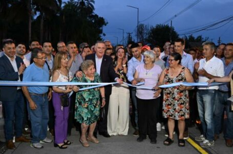 Jaldo recorrió obras del Plan Centro 2 e inauguró el Canal Independencia