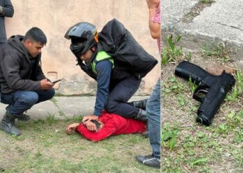 Motochorros atacaron a una chica en la avenida Colón: la policía los persiguió y logró detener a uno