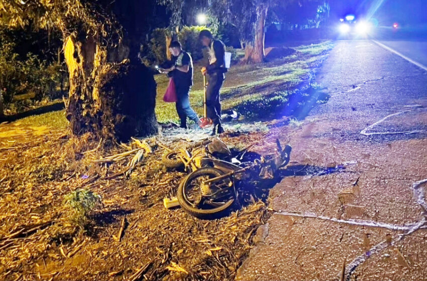  Un joven motociclista murió al accidentarse cuando transitaba por la ruta 38 cerca de La Cocha