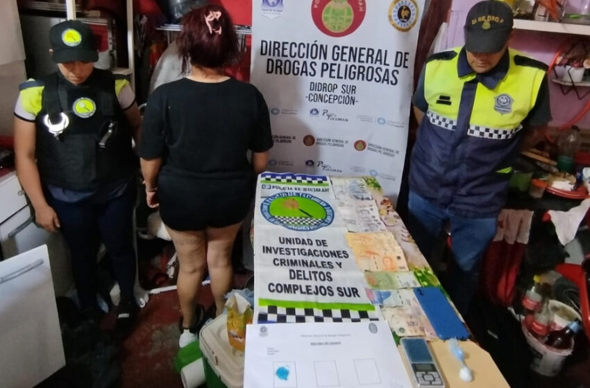  El rastro de un robo a un quincho en Aguilares condujo a un kiosco de drogas manejado por una mujer