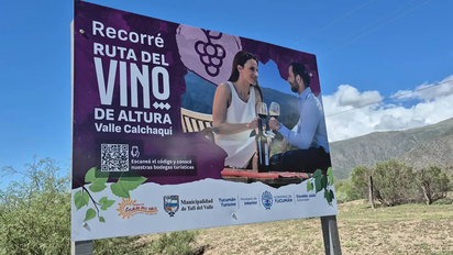 La Ruta del Vino en Altura cuenta con nueva cartelería y señalética