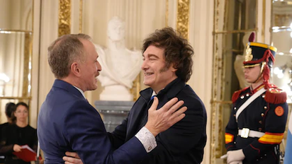  El embajador de EEUU en Argentina reafirmó el apoyo del gobierno a Javier Milei