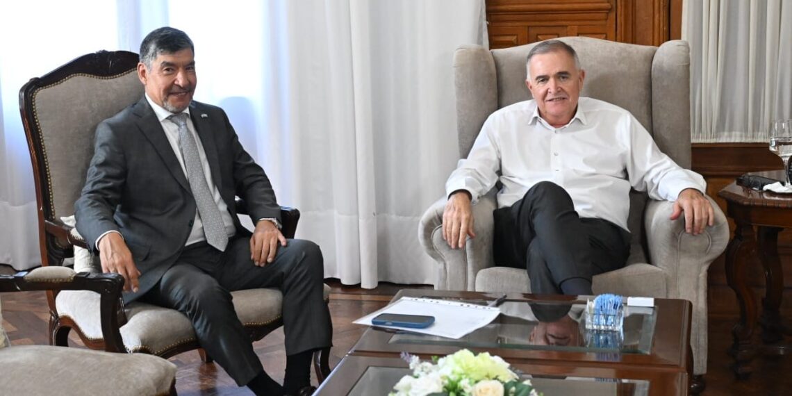 Jaldo y Acevedo analizaron temas de gestión y coordinaron acciones para asistir al Cottolengo Don Orione