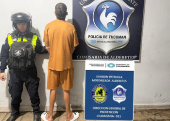 Peligroso sujeto fuera de sí atacó a pedradas la casa de su hermana en Alderetes y la amenazó con un cuchillo