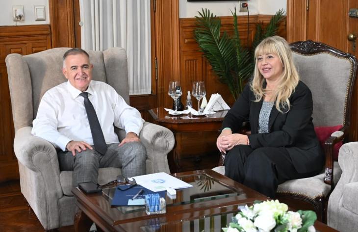 Jaldo y Chahla avanzan en gestiones para garantizar recursos municipales