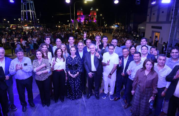 Jaldo encabezó los actos por el 50° aniversario de la Municipalidad de Burruyacú