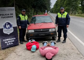 Dos sujetos fueron atrapados con cocaína y marihuana en la ruta 308