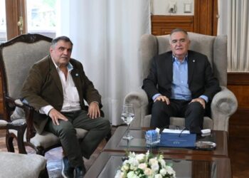 Jaldo y el legislador Gallia analizaron la situación económica de Lules y avances de obras clave