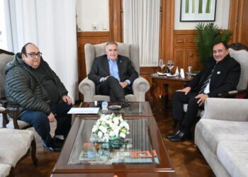 Jaldo recibió al intendente de Trancas, Antonio Moreno