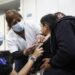 Gran concurrencia de vecinos para vacunarse en la Dirección de Emergencias