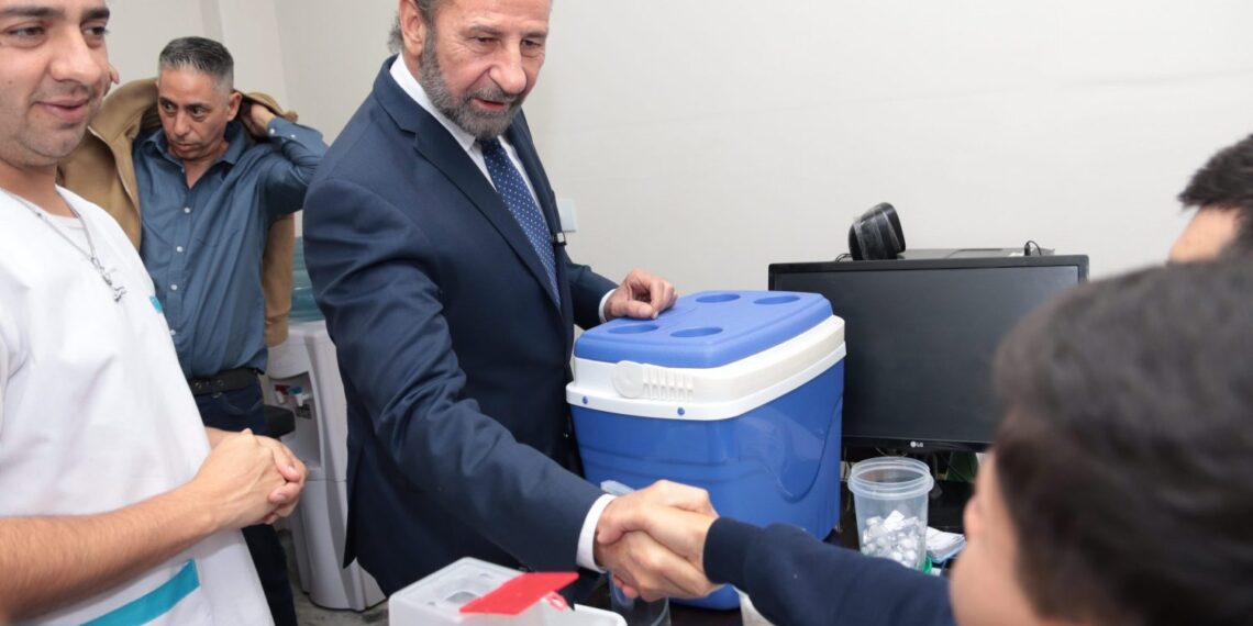 Vacunación en el Concejo: Juri agradeció al SIPROSA por la campaña de vacunación antigripal para empleados
