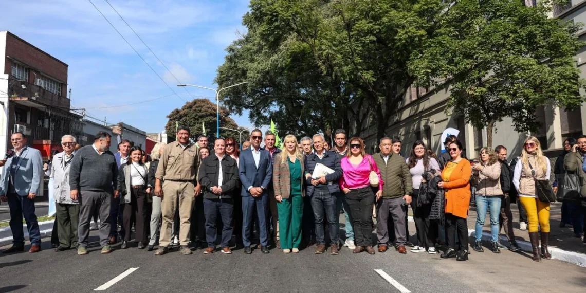La intendente Rossana Chahla inauguró la repavimentación y puesta en valor integral de la avenida Mitre