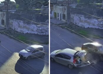 Impactante choque dejó varios heridos y el conductor se dio a la fuga