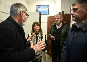Montaldo supervisó trabajos en la ESEA y anunció mejoras edilicias para más de mil estudiantes