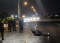 Un motociclista murió al perder el control de su rodado cuando ingresaba a la rotonda de El Empalme