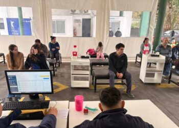 Importante convocatoria en la jornada de vacunación realizada en el Autovac