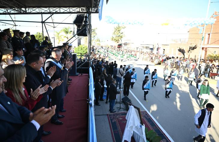 Trancas: Jaldo encabezó los actos oficiales por el Día de la Bandera