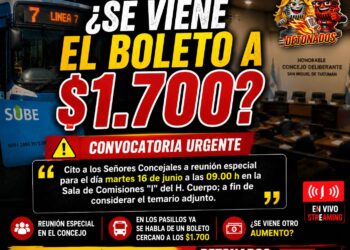 ¿Se encamina el boleto a $1.700? Semana clave en el Concejo Deliberante