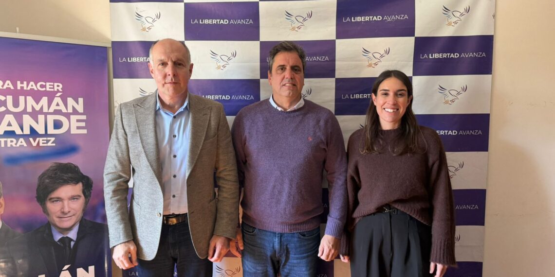 Claudio y Micaela Viña aceleran su armado político y se muestran junto a Lisandro Catalán pensando en 2027