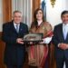 Jaldo recibió a la vicepresidenta Victoria Villarruel en Casa de Gobierno por el 9 de Julio