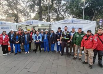 Salud acompañó cada acto patrio con un amplio despliegue sanitario y una destacada labor de sus equipos