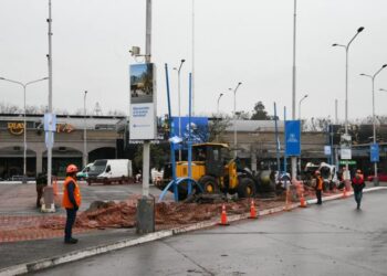 La transformación de la Terminal de Ómnibus entra en una nueva etapa con obras en la playa de estacionamiento