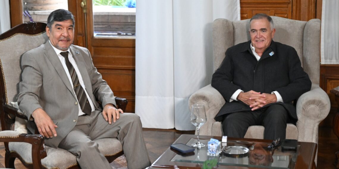 Jaldo y Acevedo analizaron la agenda de gestión en Casa de Gobierno