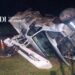 Milagro en la Ruta 304: una camioneta volcó en Las Palomitas y sus dos ocupantes resultaron ilesos