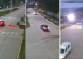 Una picada en plena avenida Perón terminó con una camioneta retenida