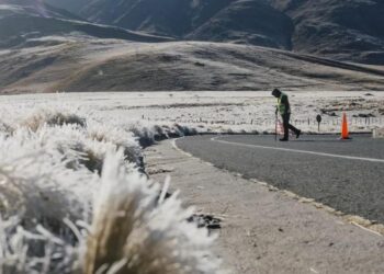 Interrumpen el tránsito en la RP 307 entre Tafí del Valle y Amaicha por presencia de hielo