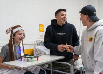 El Hospital del Niño Jesús compartió una jornada de alegría junto al Club Atlético San Martín