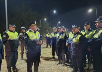La Unidad Regional Este desplegó un operativo preventivo desde Banda del Río Salí