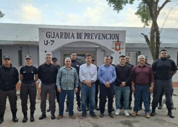 El ministro de Seguridad visitó las obras de la Unidad Nº 7 del Servicio Penitenciario