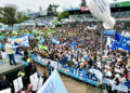 Jaldo reunió a más de 50.000 personas en el Hipódromo y lanzó un mensaje de unidad y confrontación política