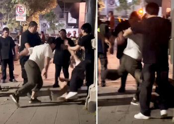 Brutal pelea a la salida de un boliche: un joven terminó en una ambulancia
