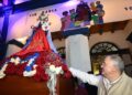 Jaldo acompañó la procesión de la Virgen del Rosario en Burruyacú