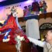 Jaldo acompañó la procesión de la Virgen del Rosario en Burruyacú
