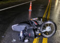 Grave accidente en Aguilares: chocan una camioneta y dos motos y uno de los conductores está delicado